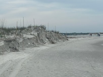 Beach walk
North end of island