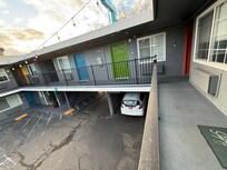 Limited parking- very small spaces.