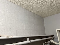 Concrete block interior finish