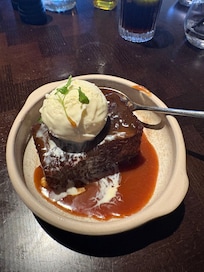 A desert menu