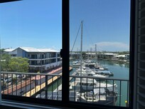 Marina view from the main bedroom.