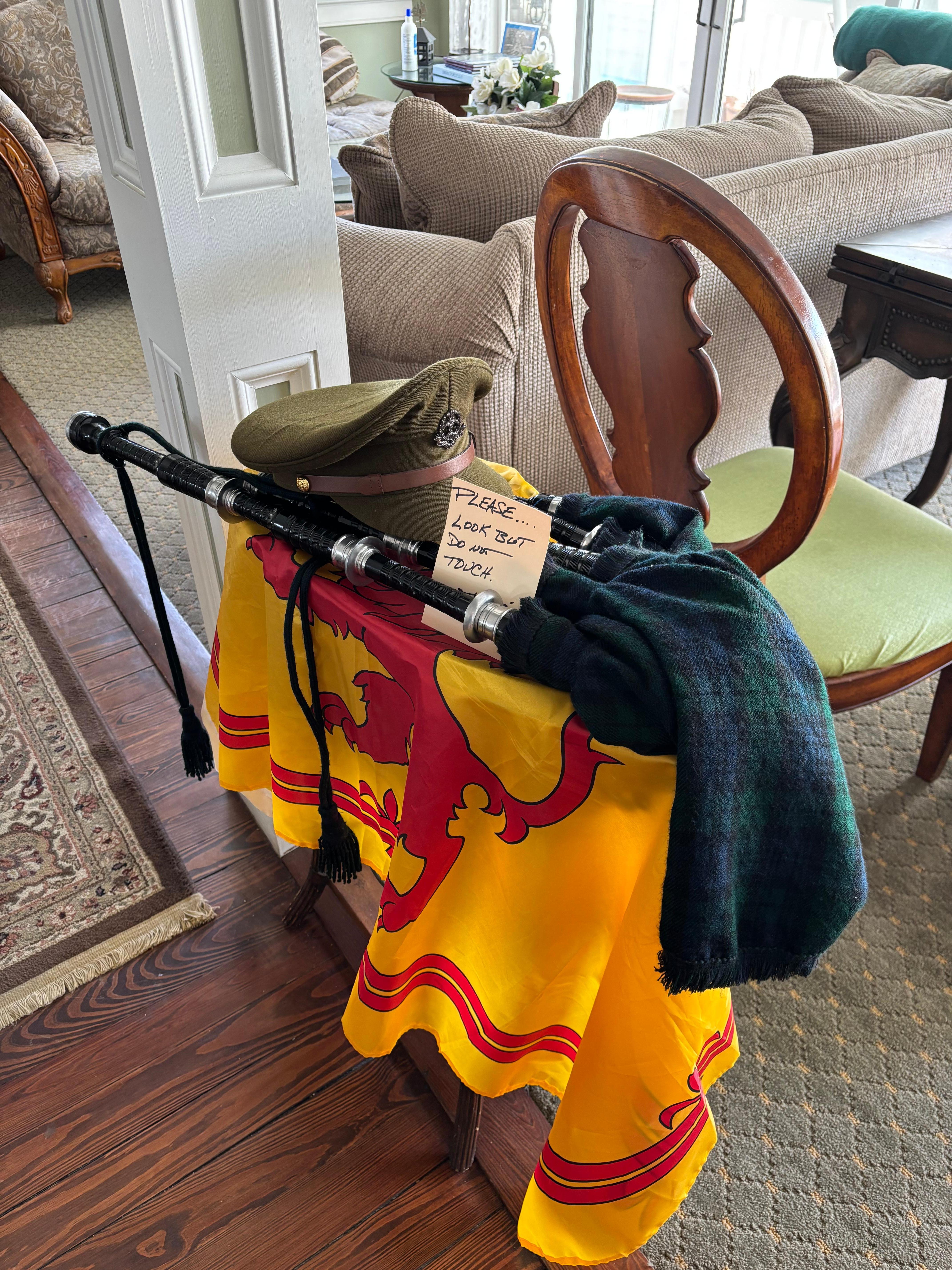 Rick’s bagpipe and other valor
