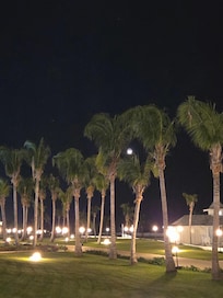 Evening stroll to a restaurant for supper.