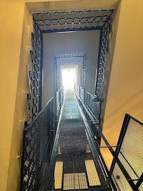 Stairway up room. There is an elevator!