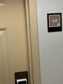 Here’s the room where the dishes were left Friday morning.