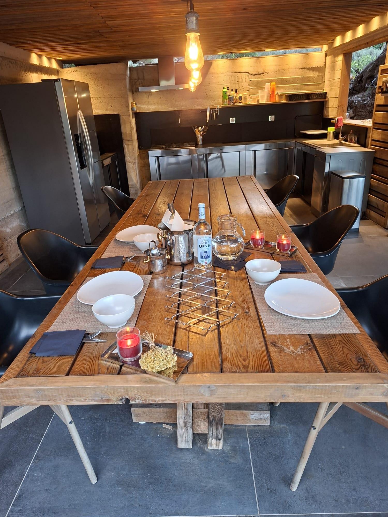 Outdoor kitchen - perfect dinner-place