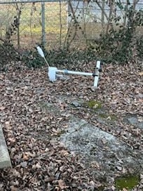 some type of trash in driveway