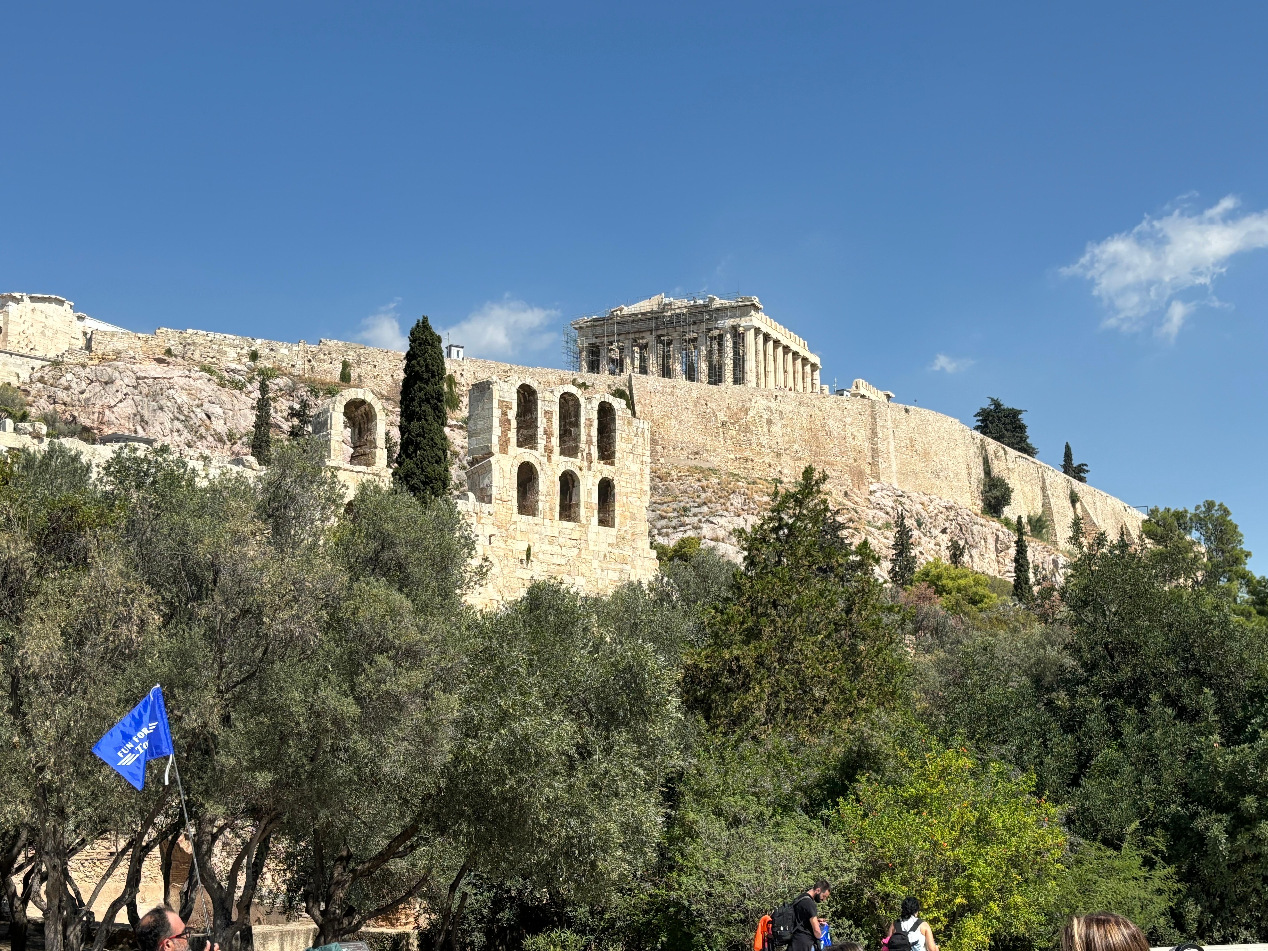 Rooftop view of the Acropolis 