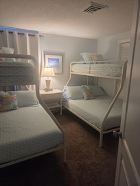 Double twin over full bunks