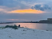 BILOXI BOAT TOUR SUNSET CRUISE TO DEER ISLAND HAD SOME CLOUDS BUT WAS AMAZING