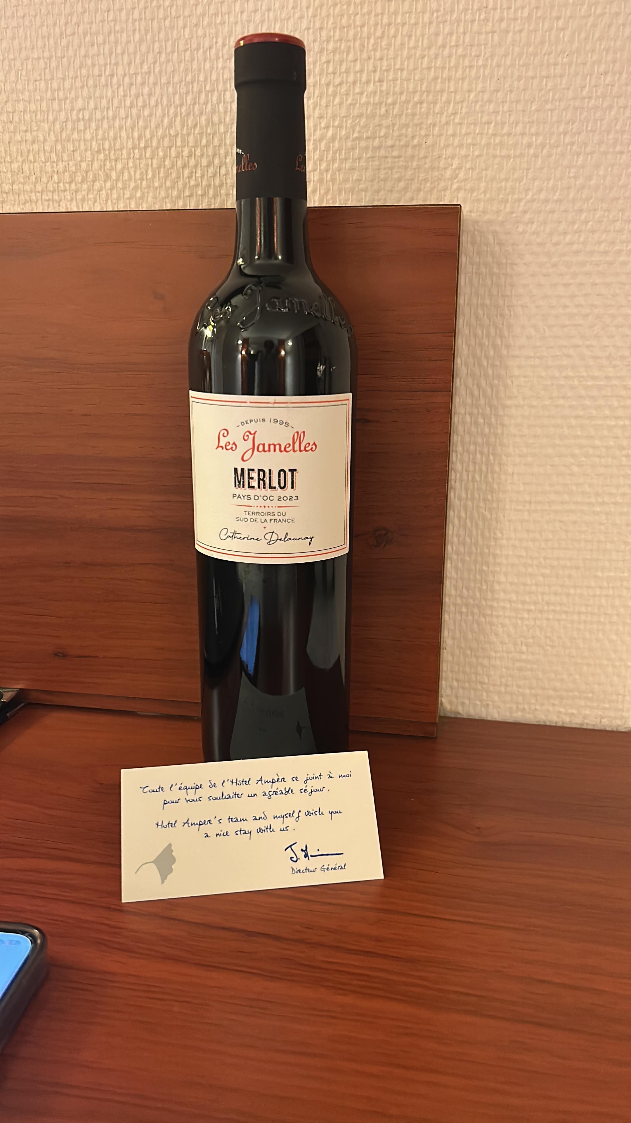 Omaggio dell’hotel, grazie