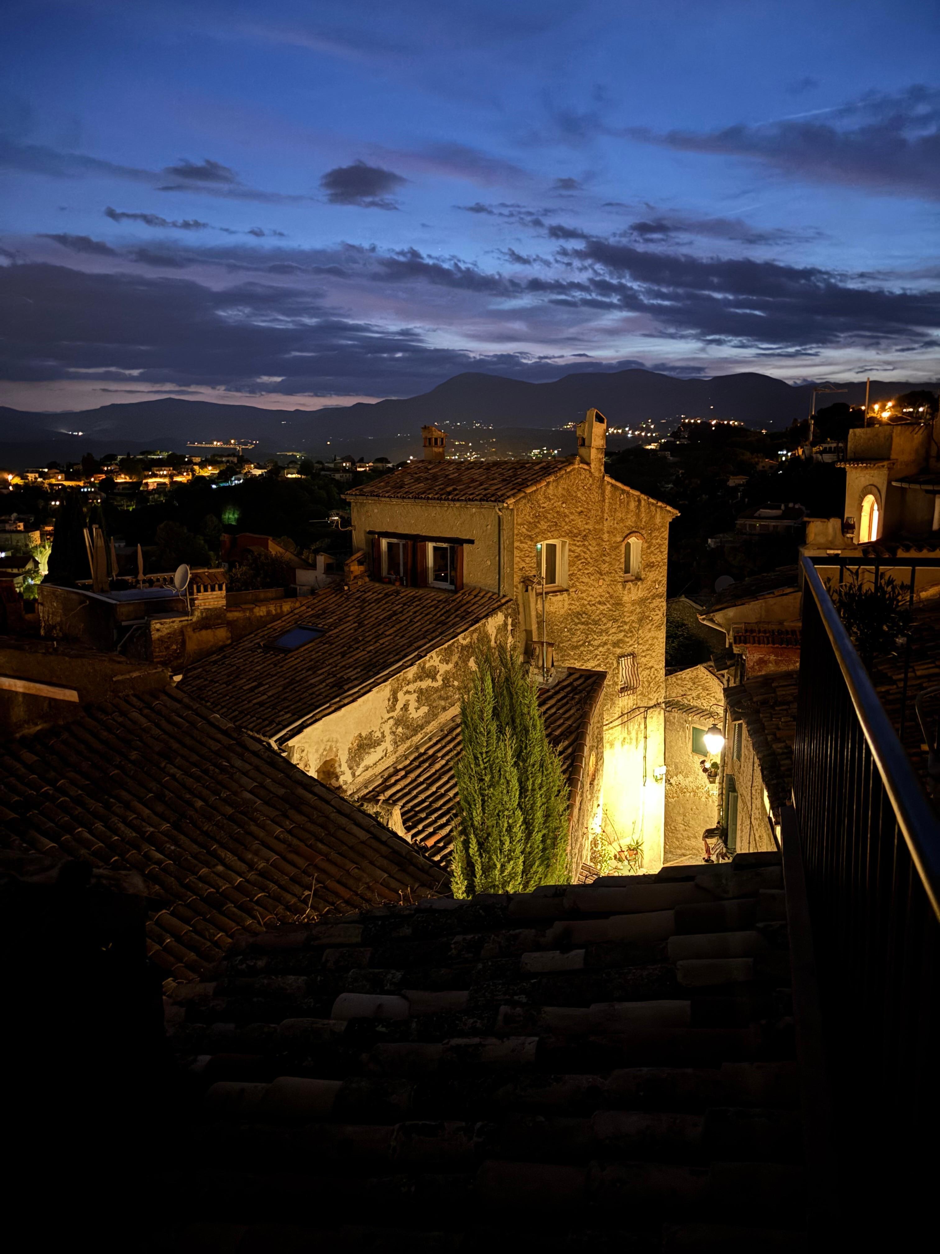 From the back balcony