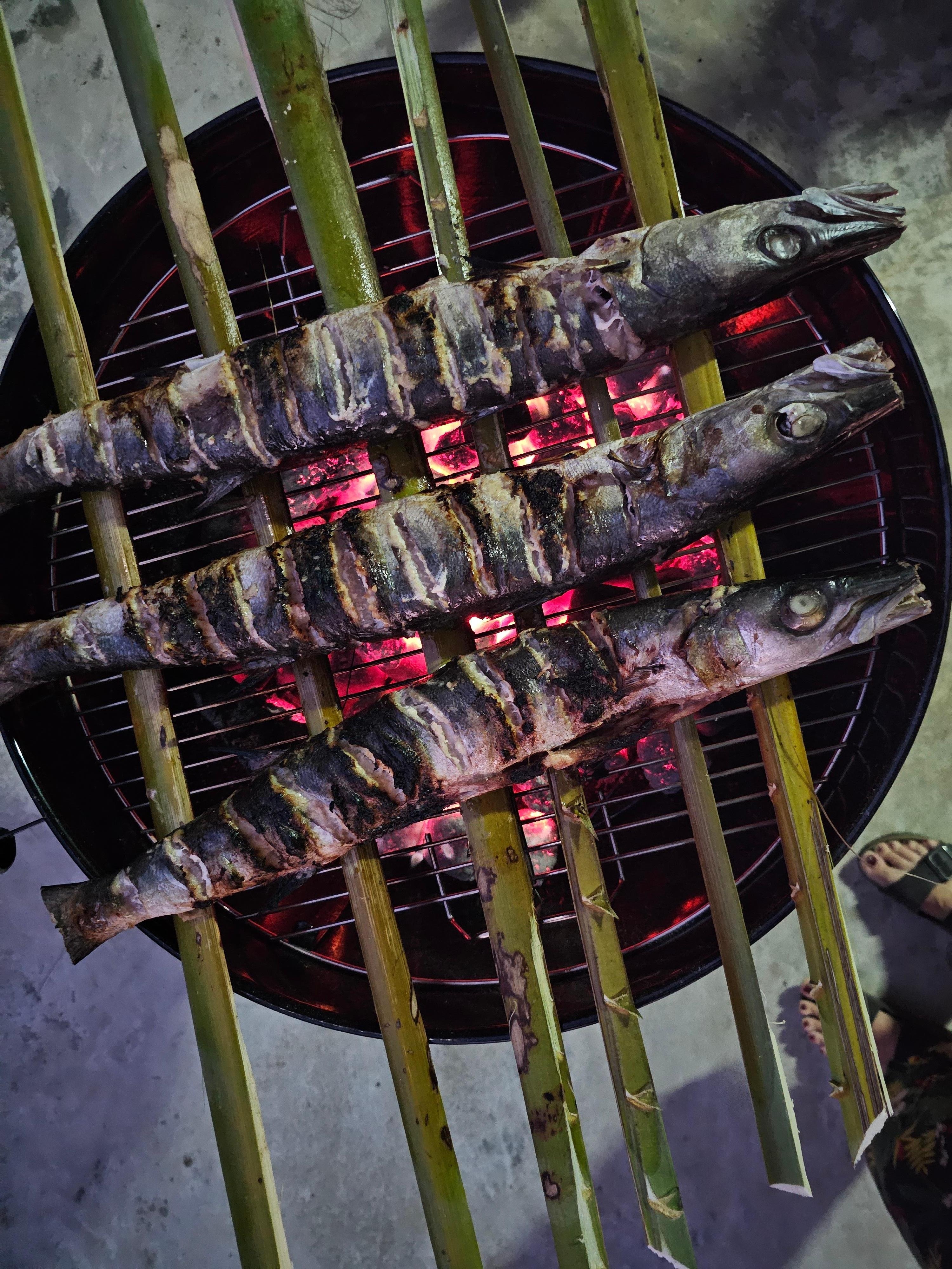 Leckerer Barracuda von Grill