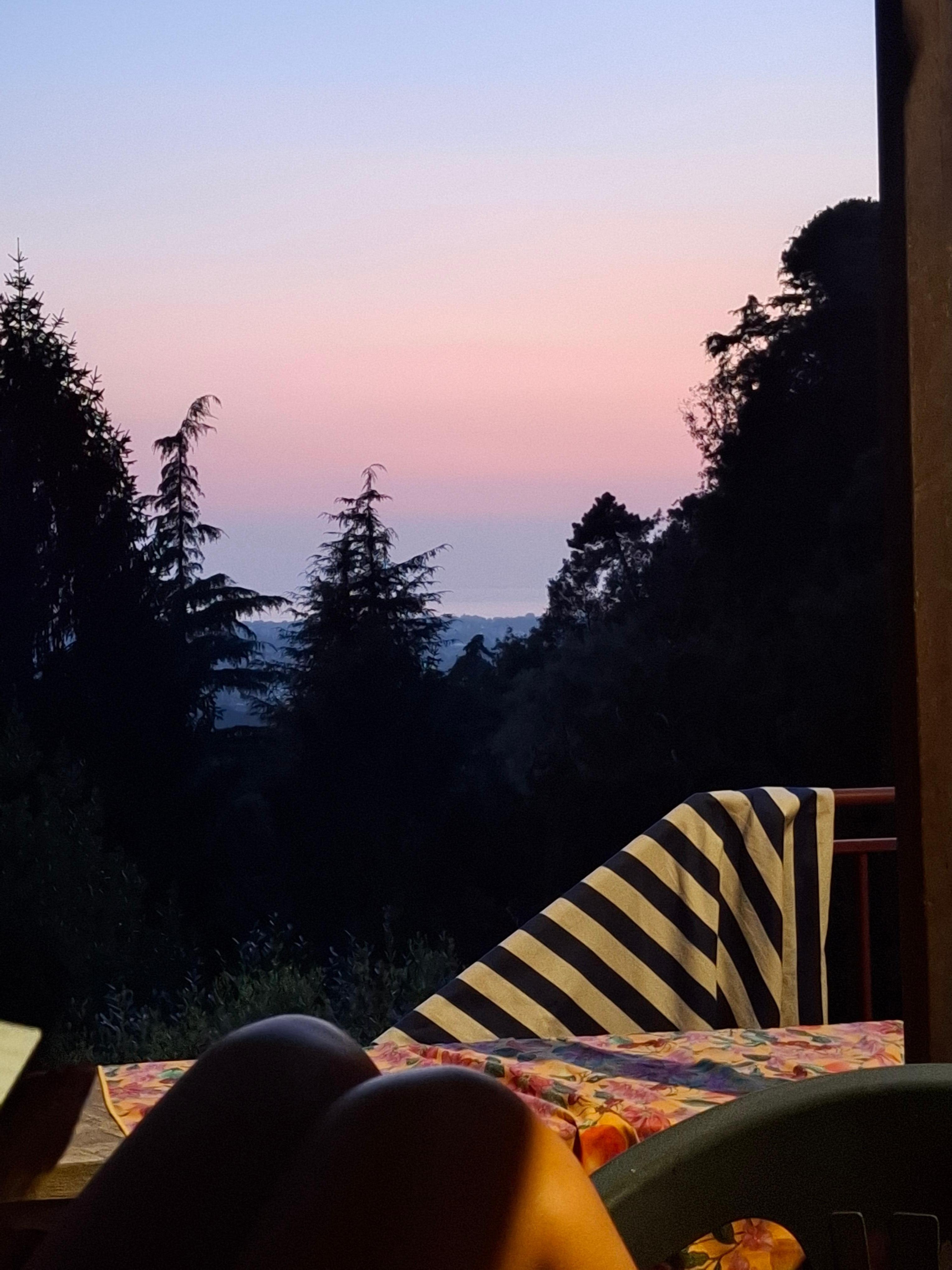 Elke avond mooie zonsondergang 