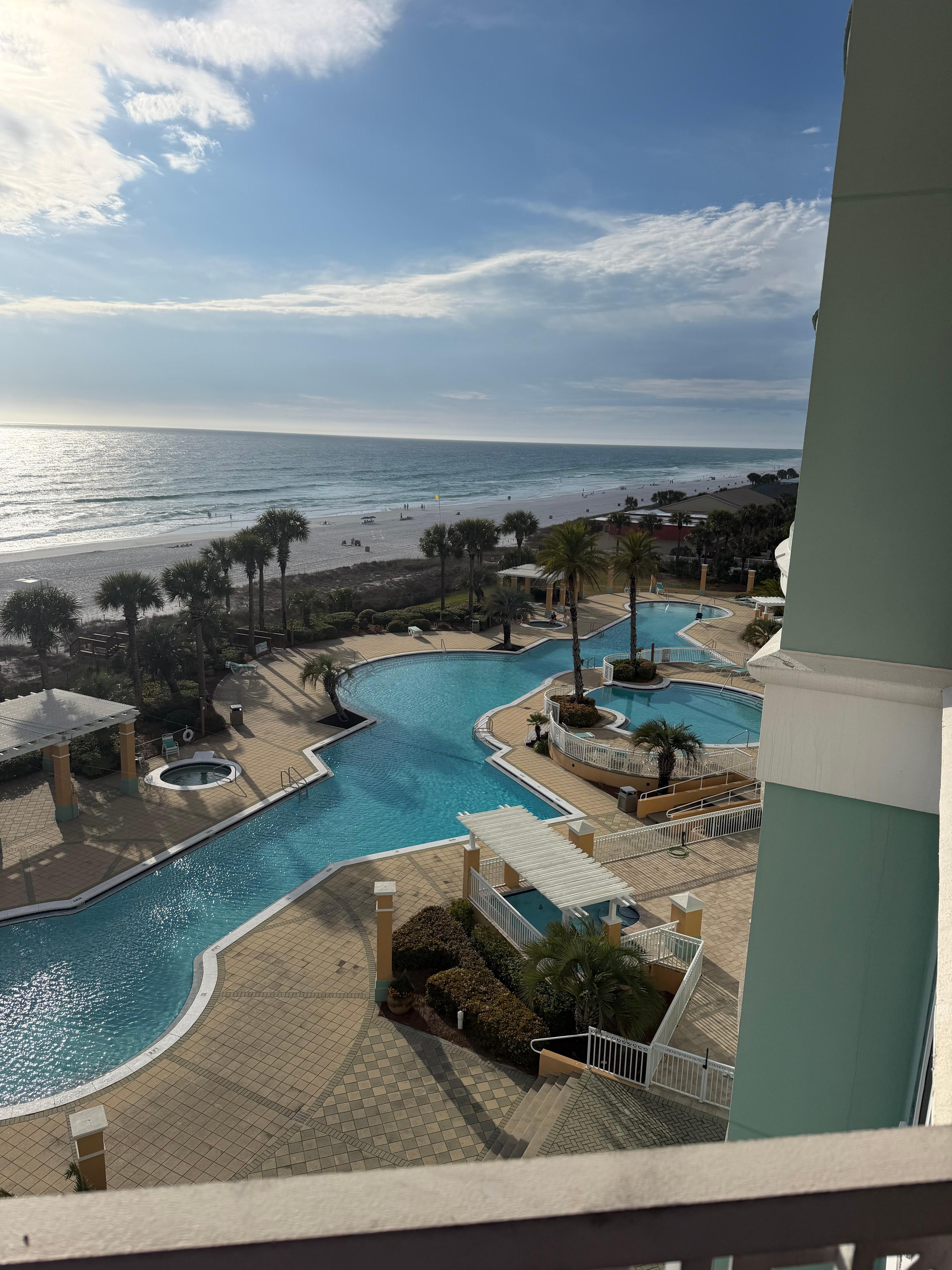 This is a view from the rooms deck.