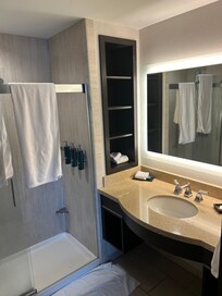 One part of the bathroom