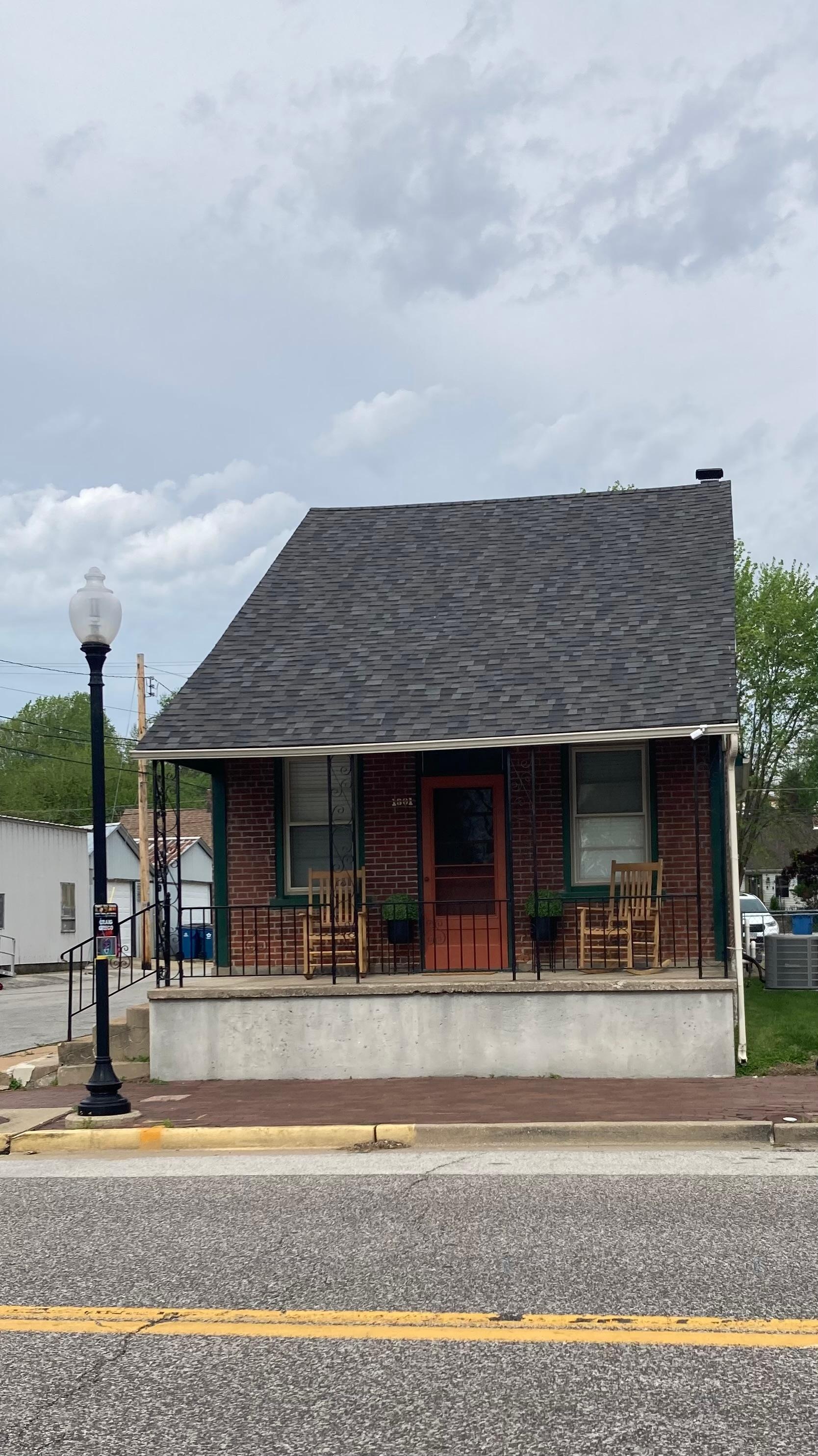 Front of house great porch