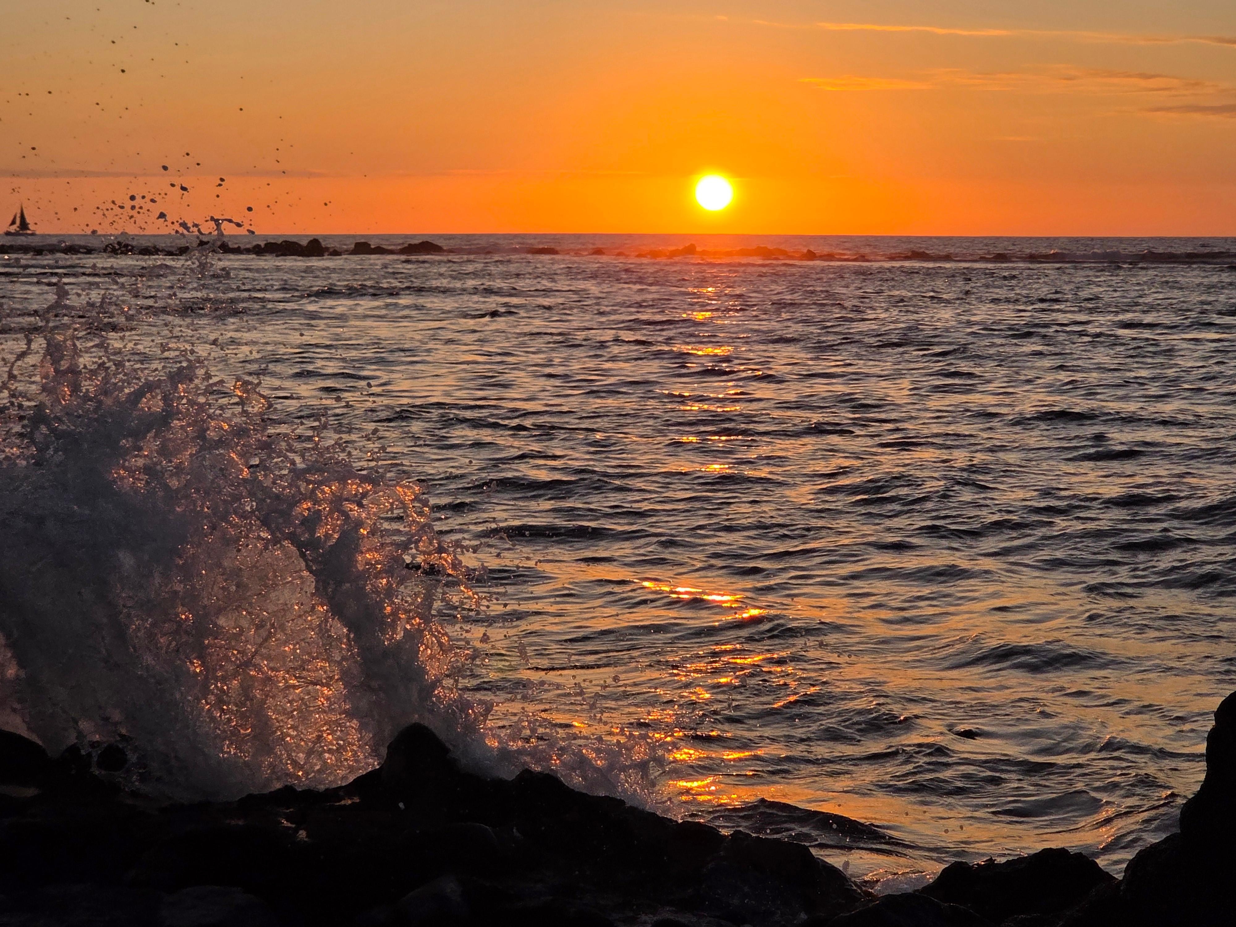 Sunset from the beach