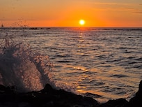 Sunset from the beach