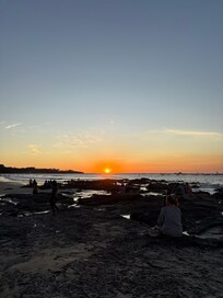 Playa Tamarindo. Much busier beach close by