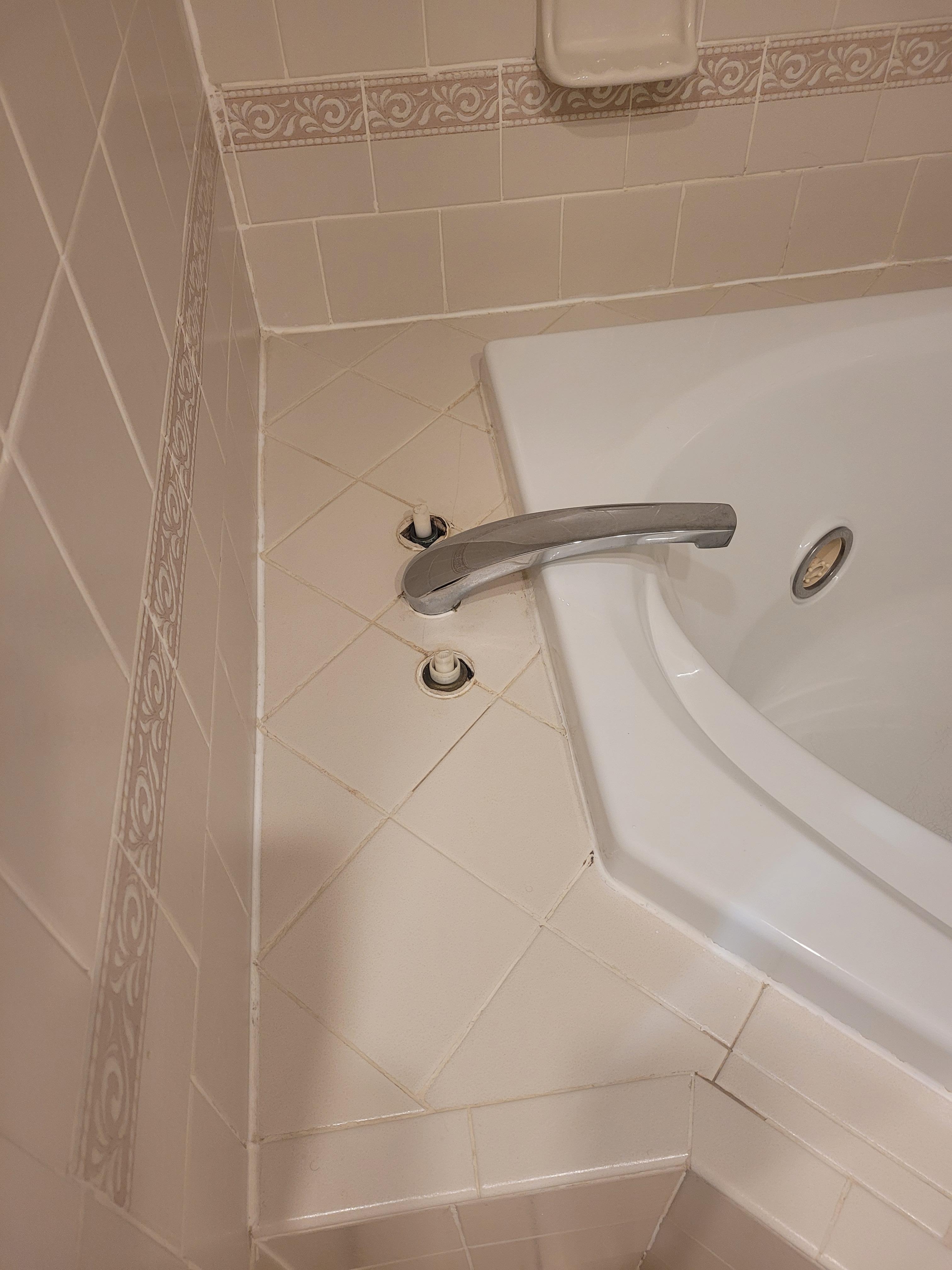 Broken knows on jacuzzi