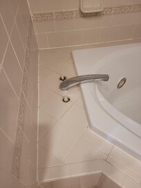 Broken knows on jacuzzi