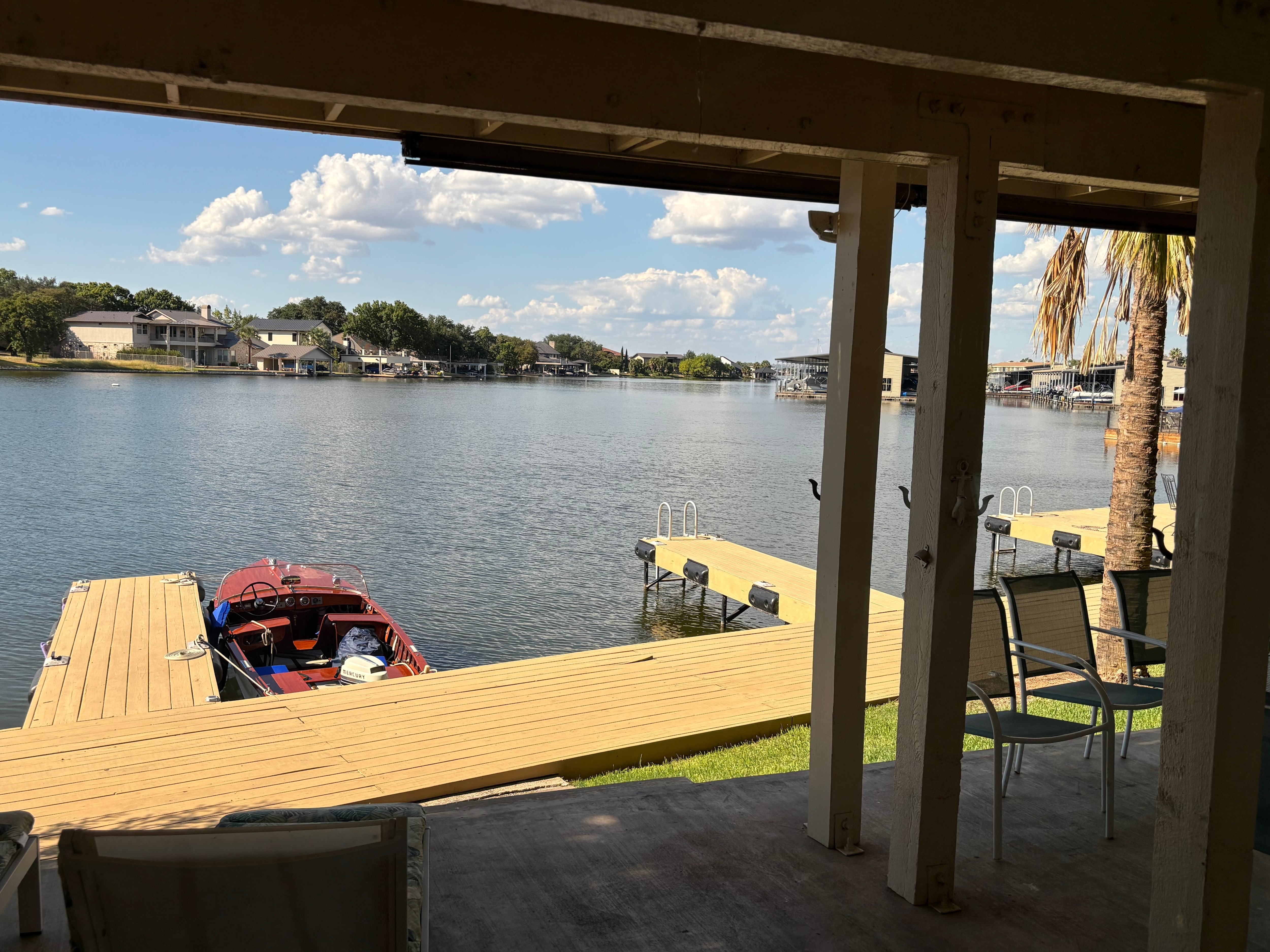 View from downstairs.