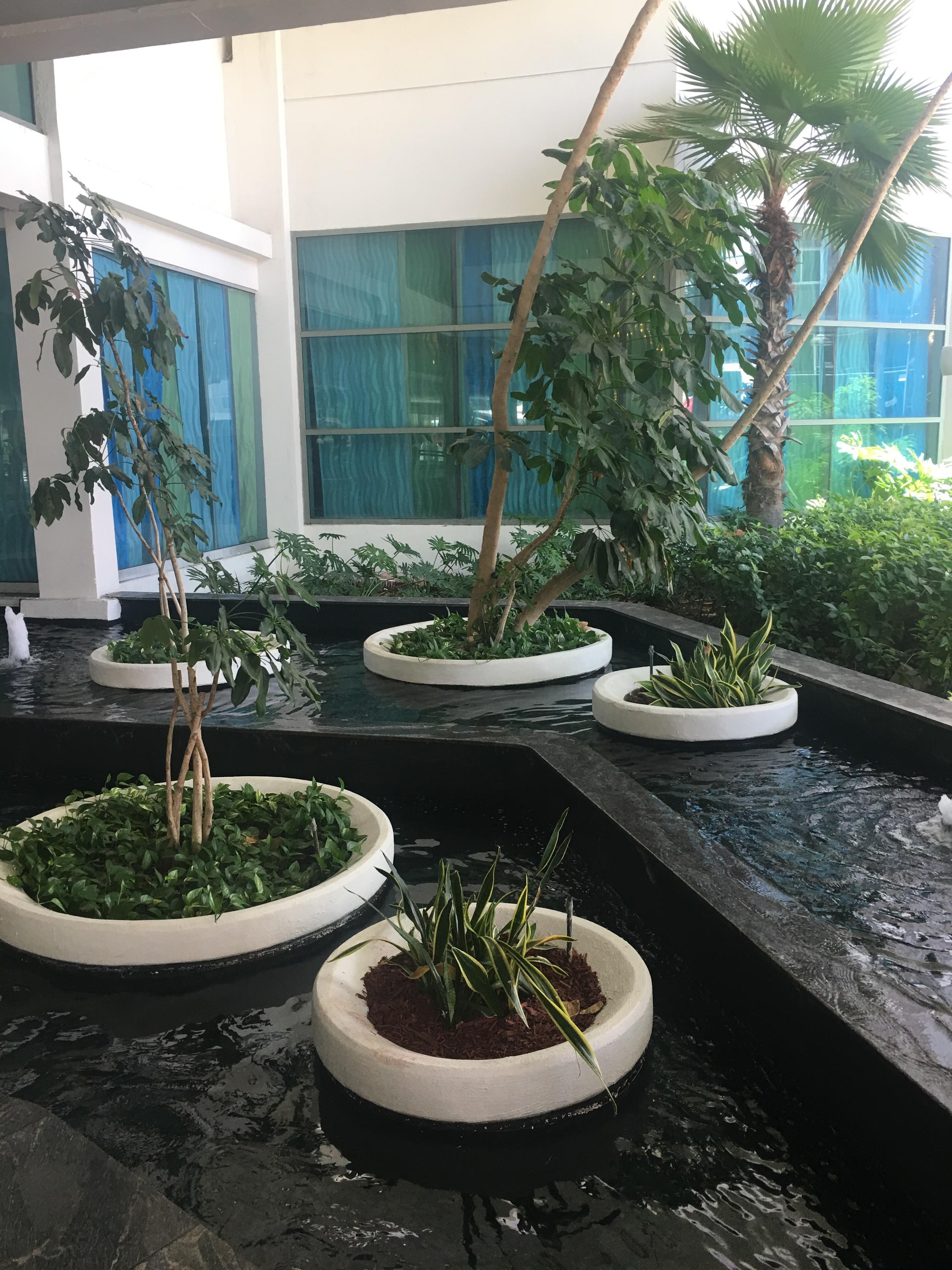 outside the lobby
