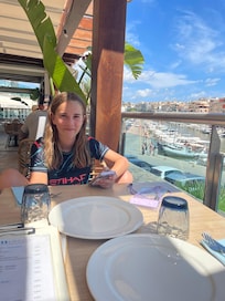 Restaurant overlooking the marina