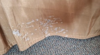 Couldn't upload the video..but this is the bed skirt, and it was like it all around the bed.