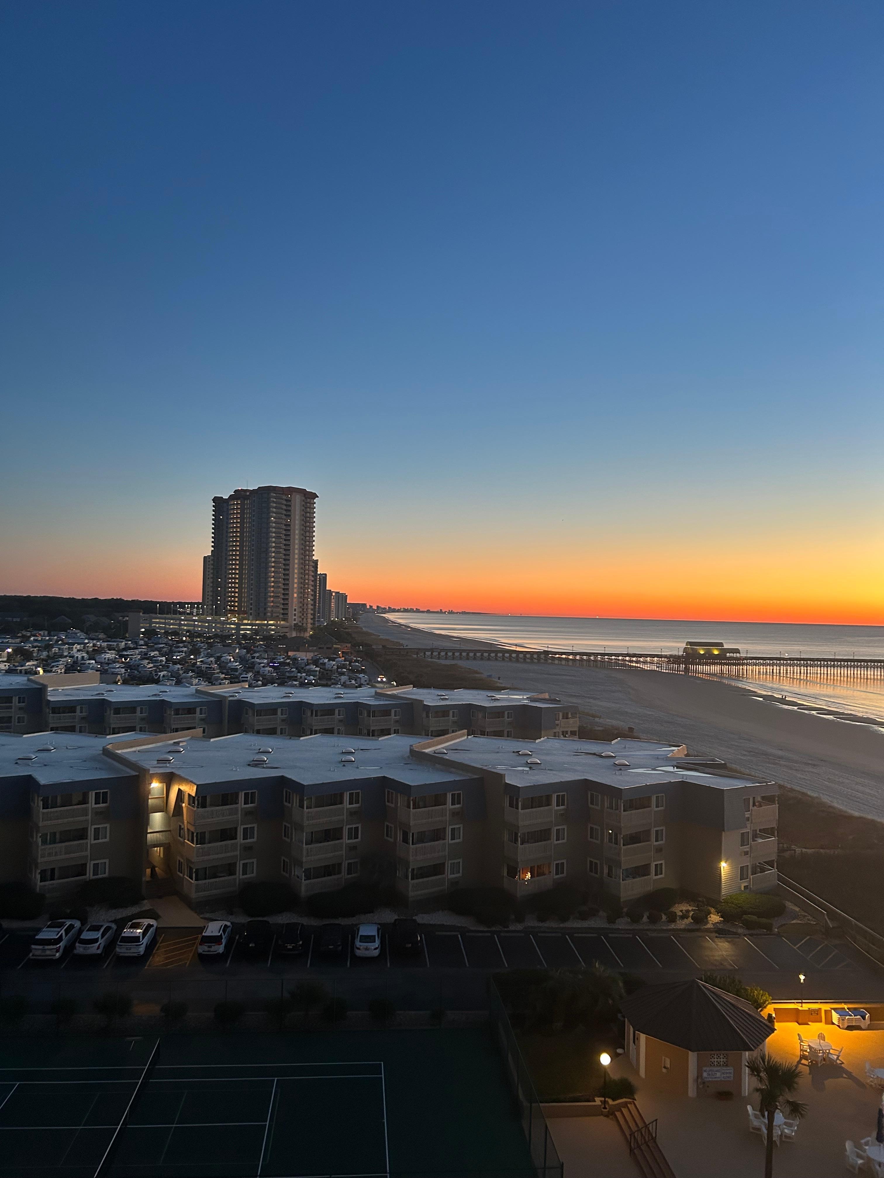 Early morning sunrise 