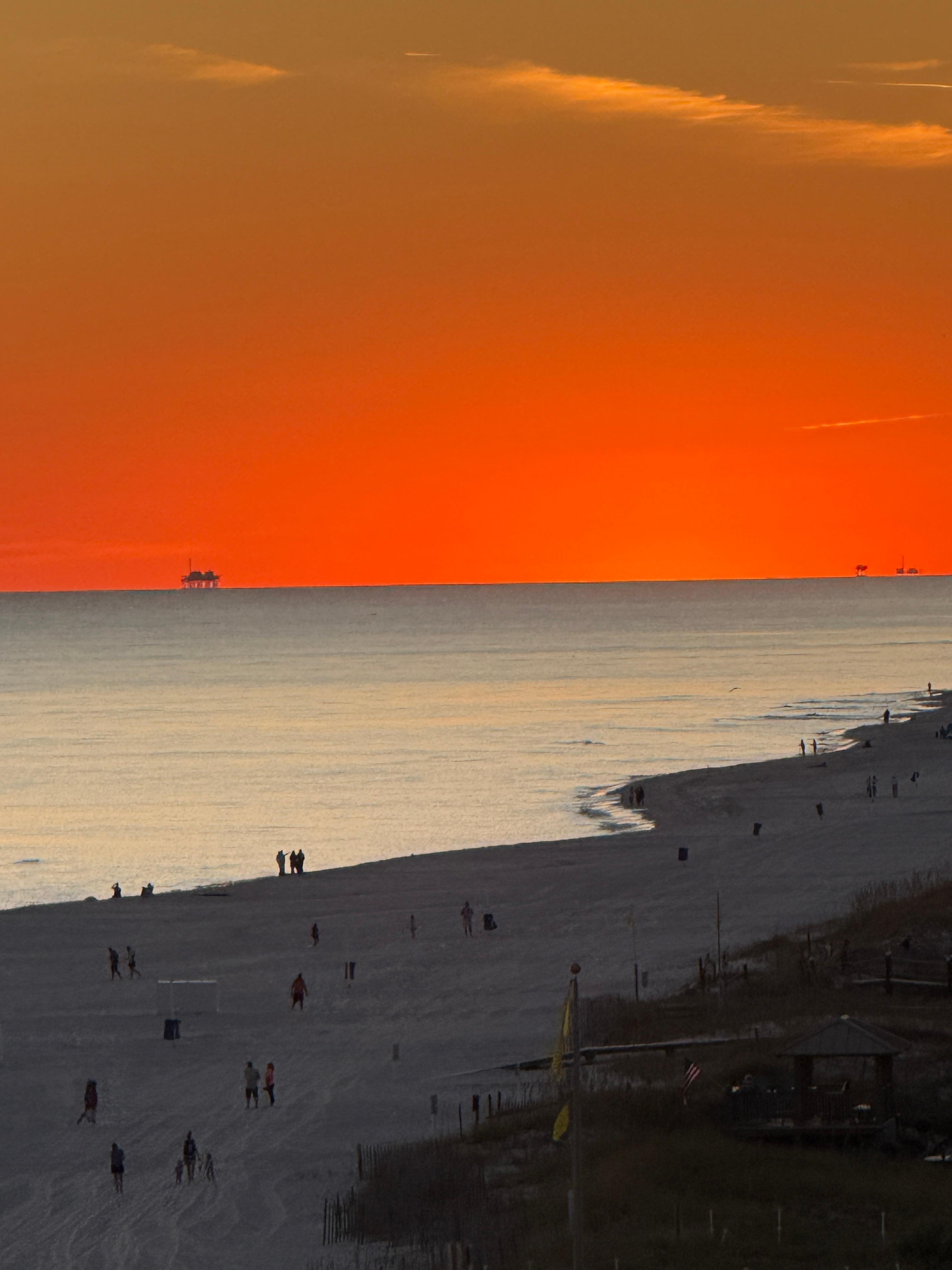 Beautiful sunsets from the balcony!