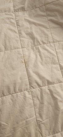 Stain on sheet