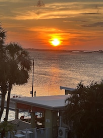 Sunset from the balcony