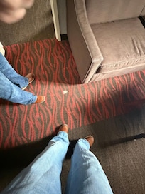 Whole in the carpet