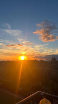 Sunset from the balcony