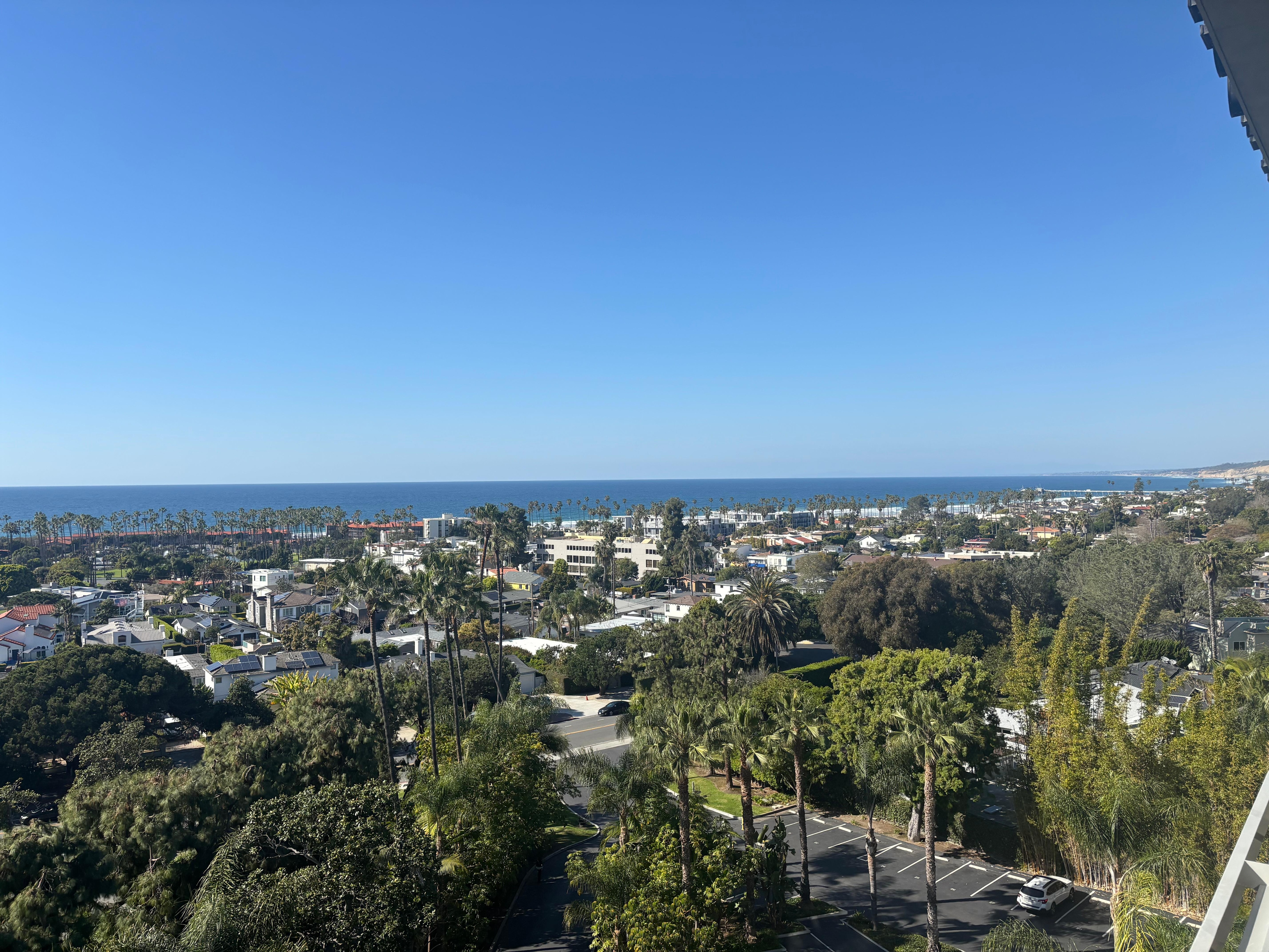 view from our balcony