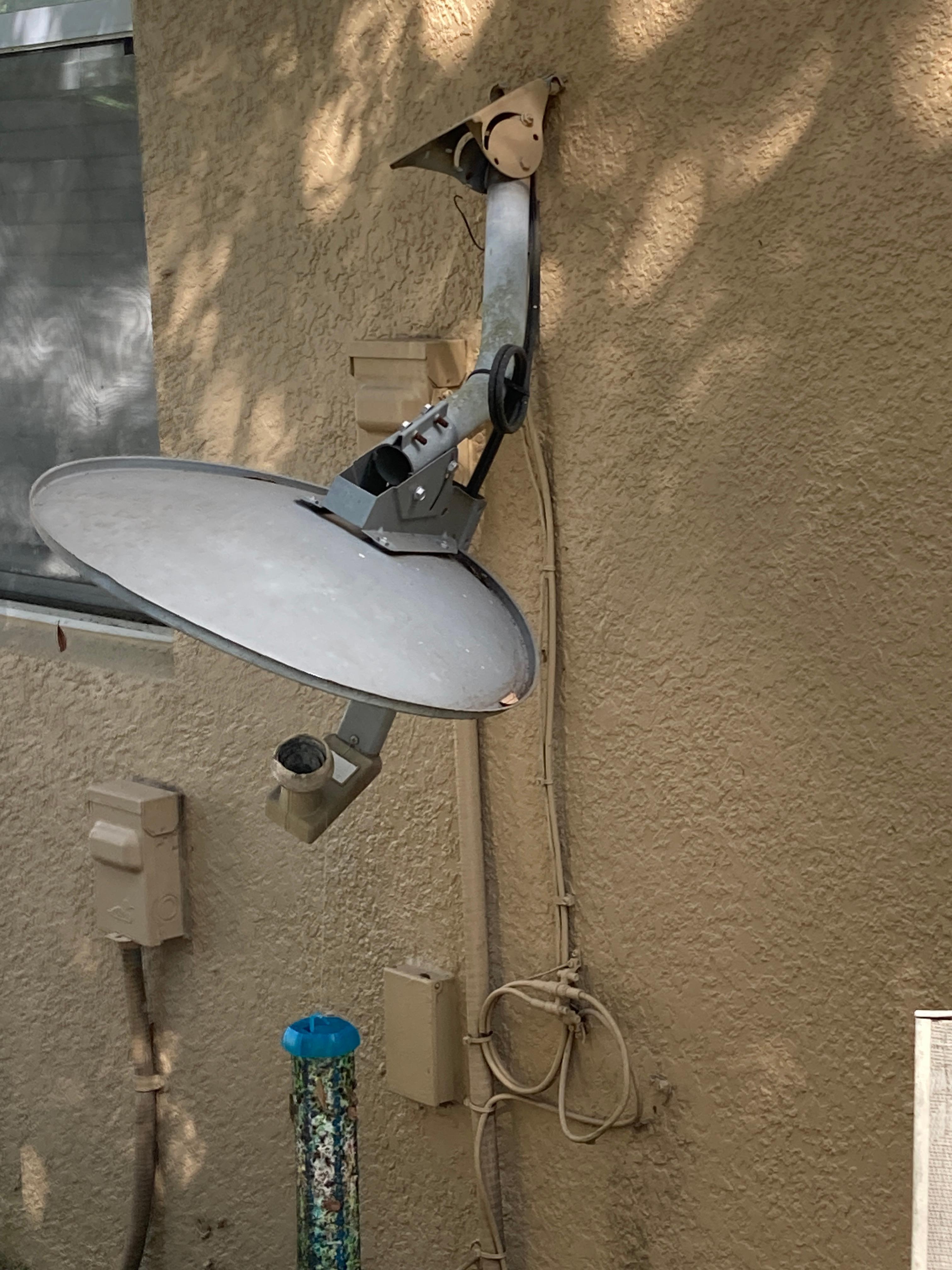 Not working and hanging off the back of the wall 