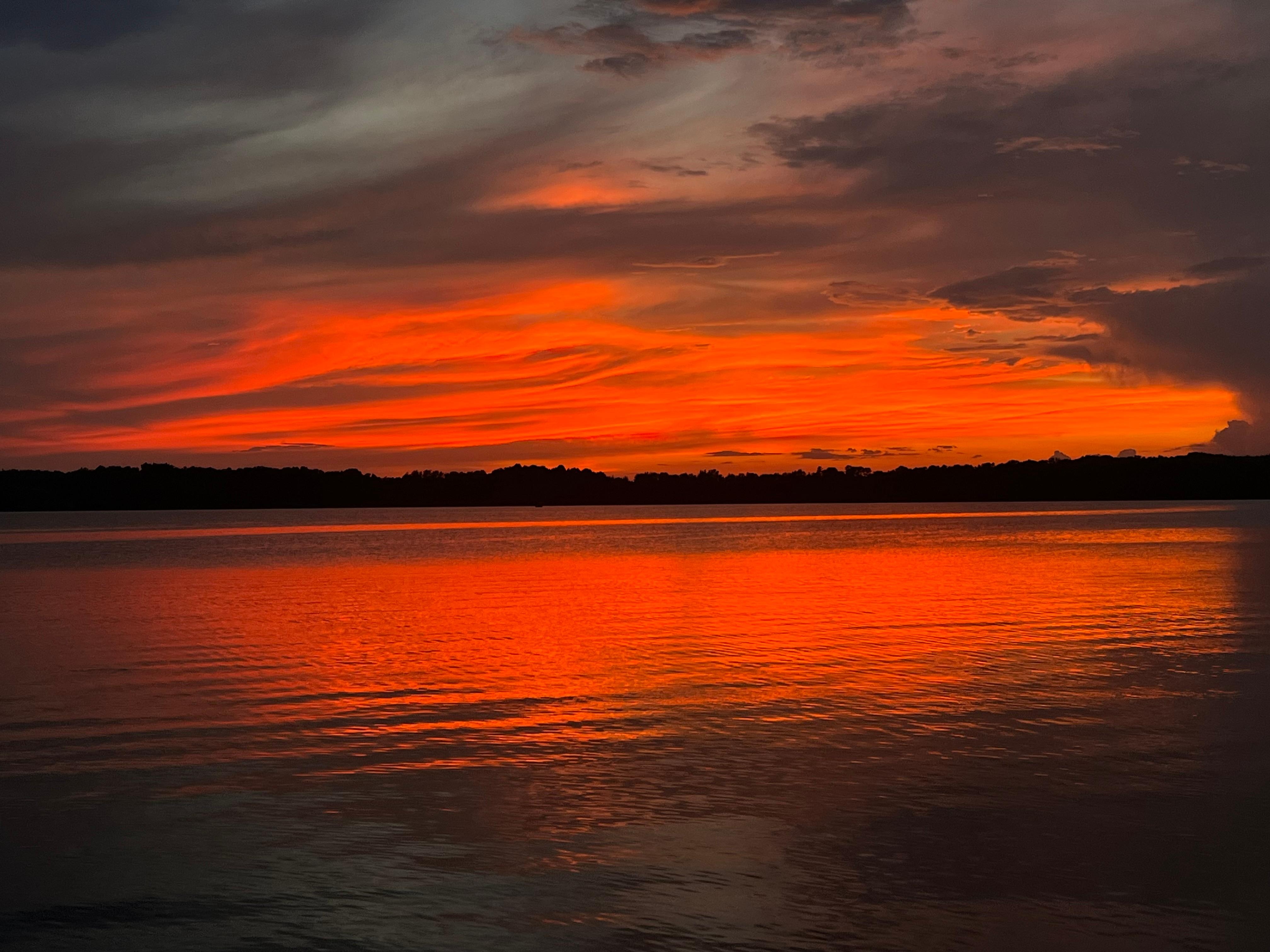 Sunset from the dock