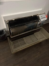 AC cover fallen off