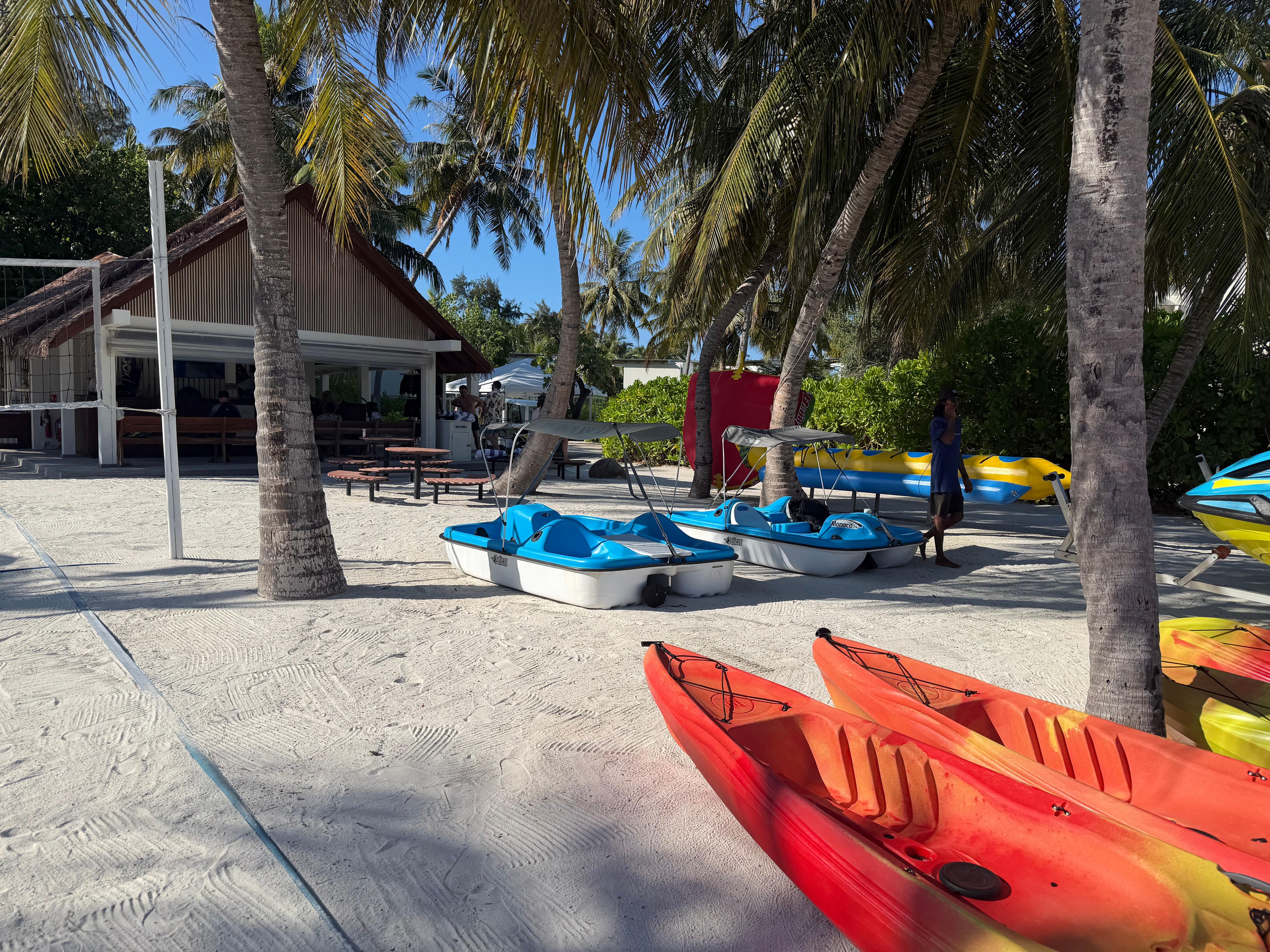 Beach area activities 