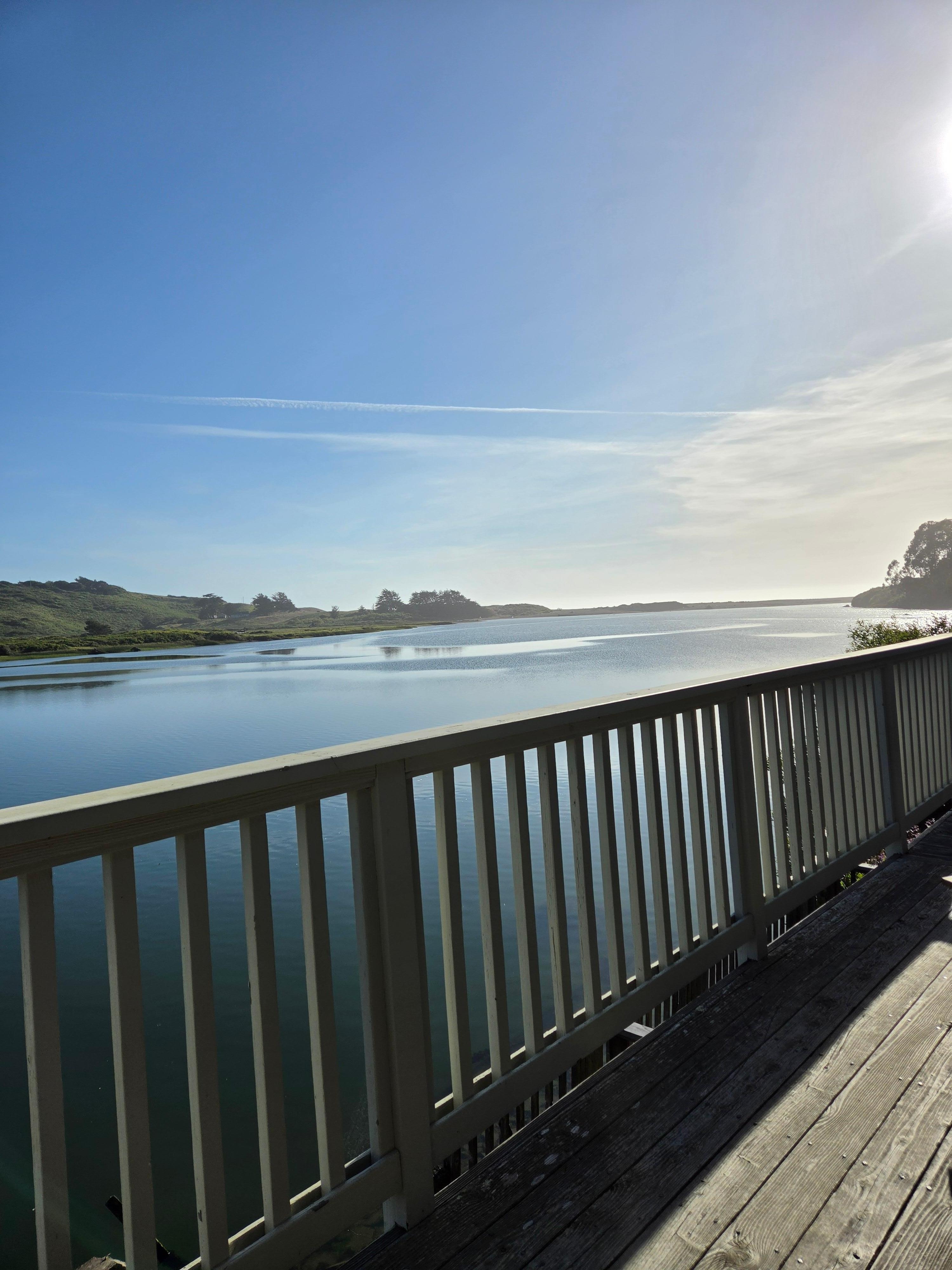 Beautiful view from the deck.