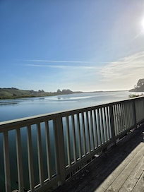 Beautiful view from the deck.