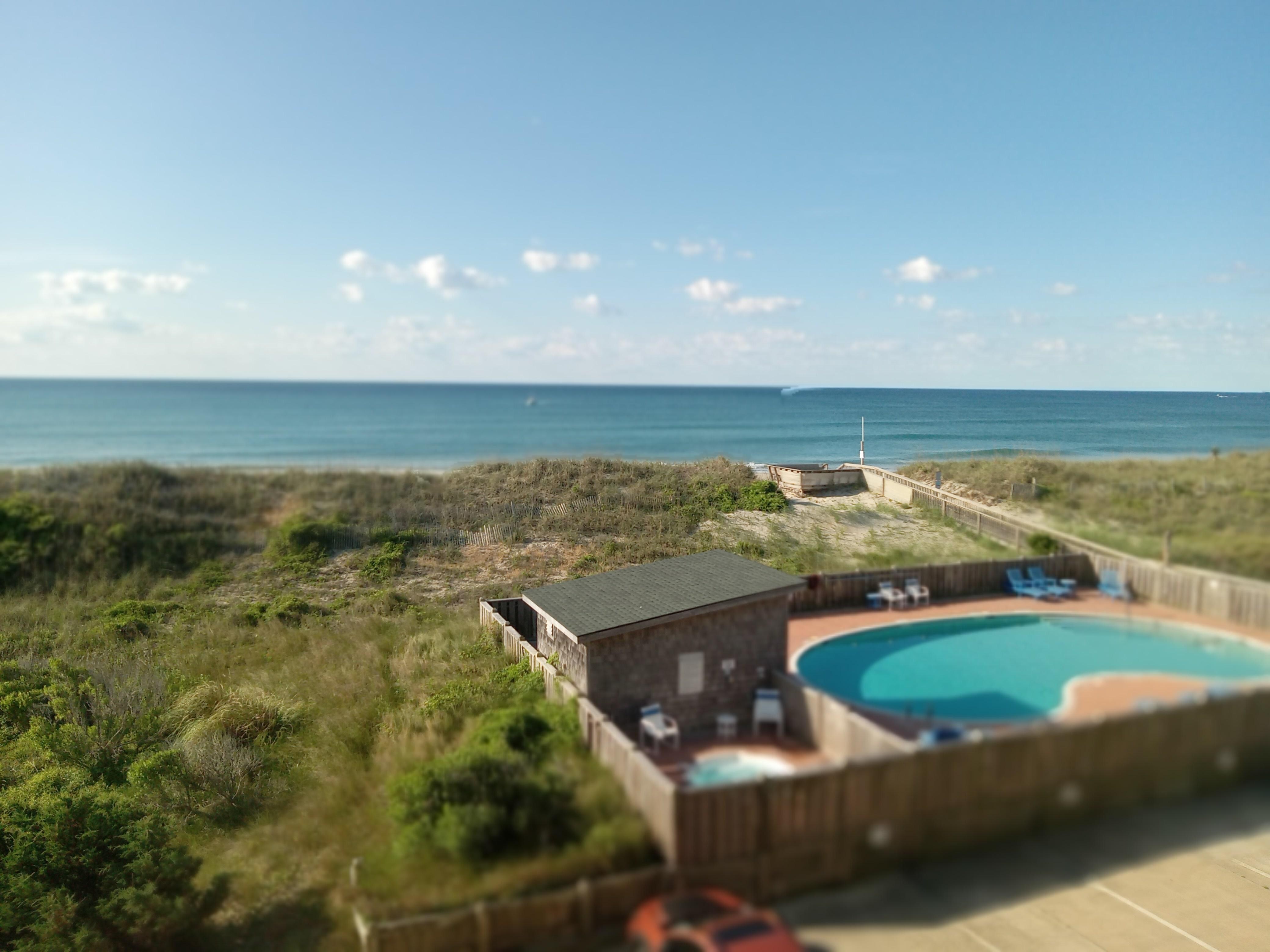 View from balcony.