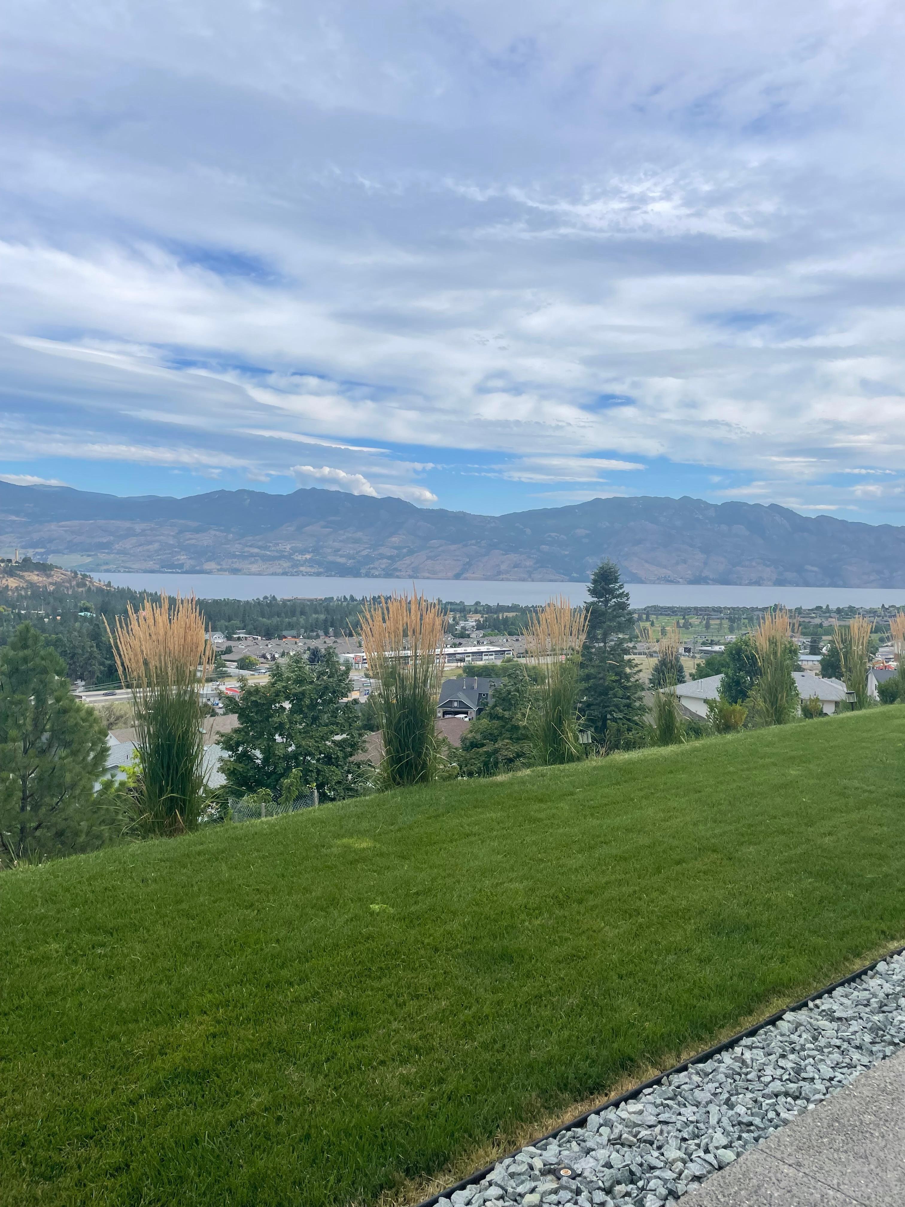 View from shared patio