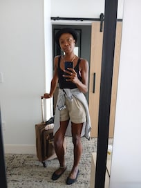Leaving my room, it was clean & modern. The bathrooms are nice, important for me when I need a good shower after a busy day.