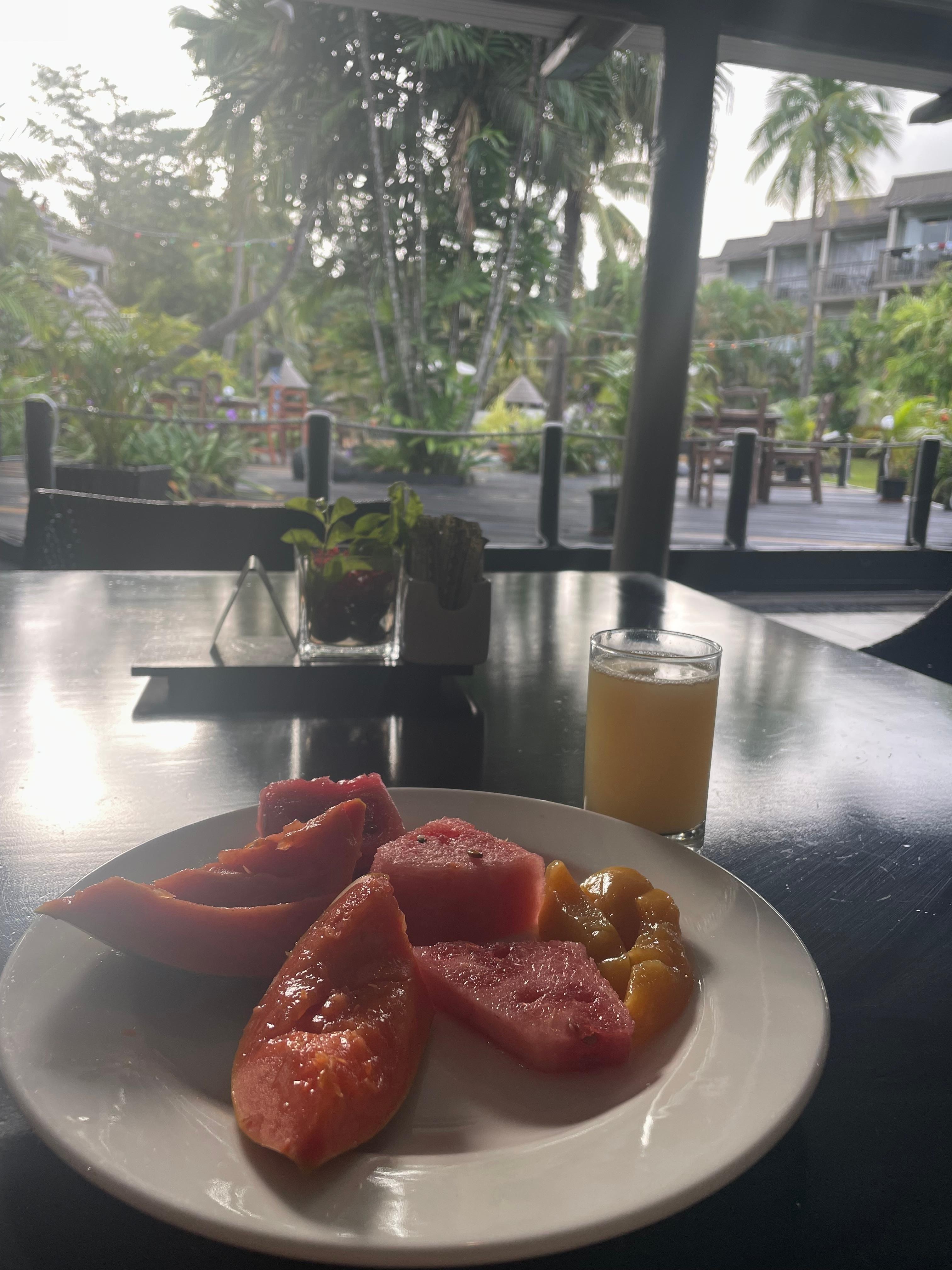 Love the fresh fruit plate i had for my breakfast 