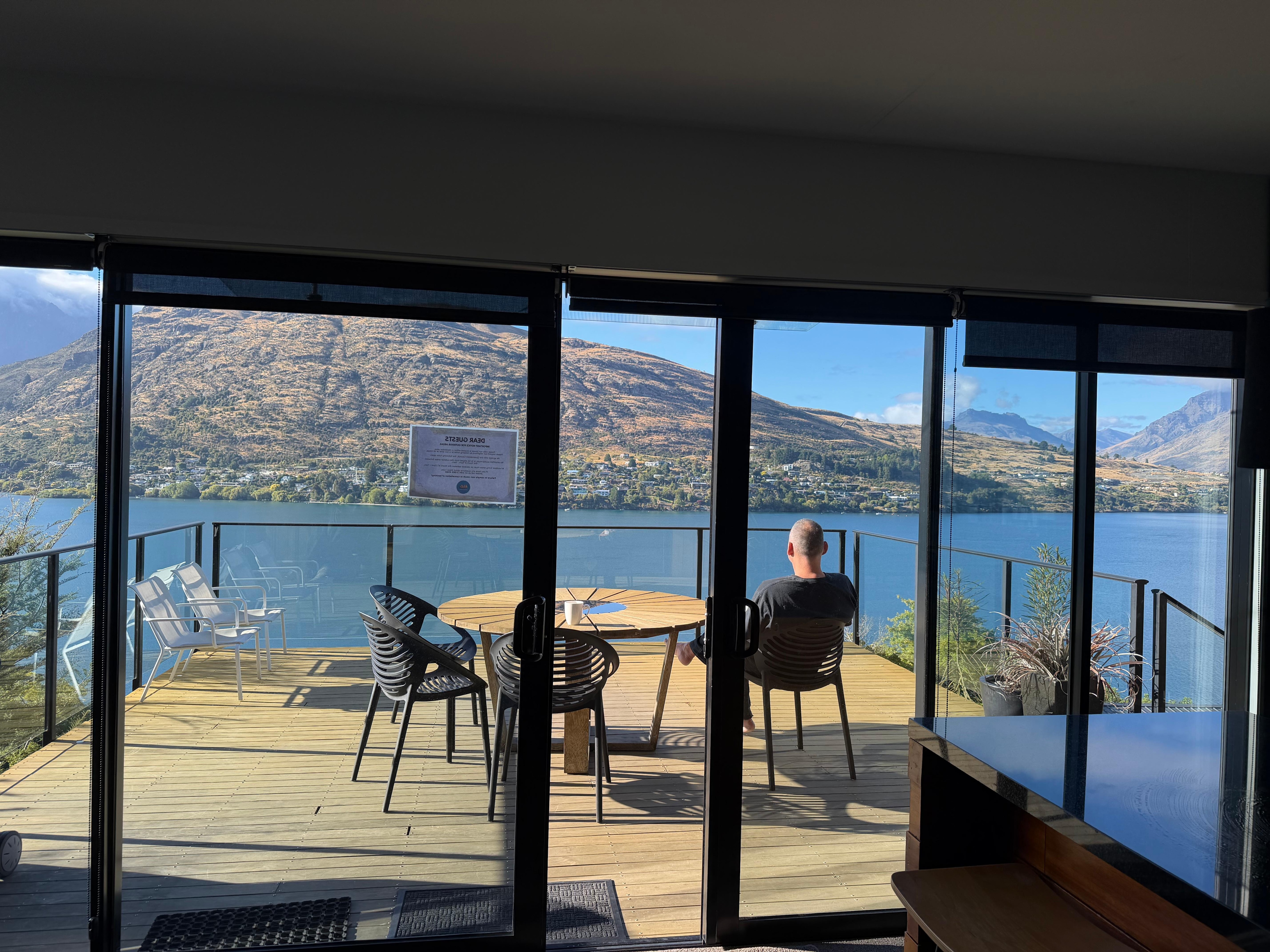 We spent a lot of time on the deck 