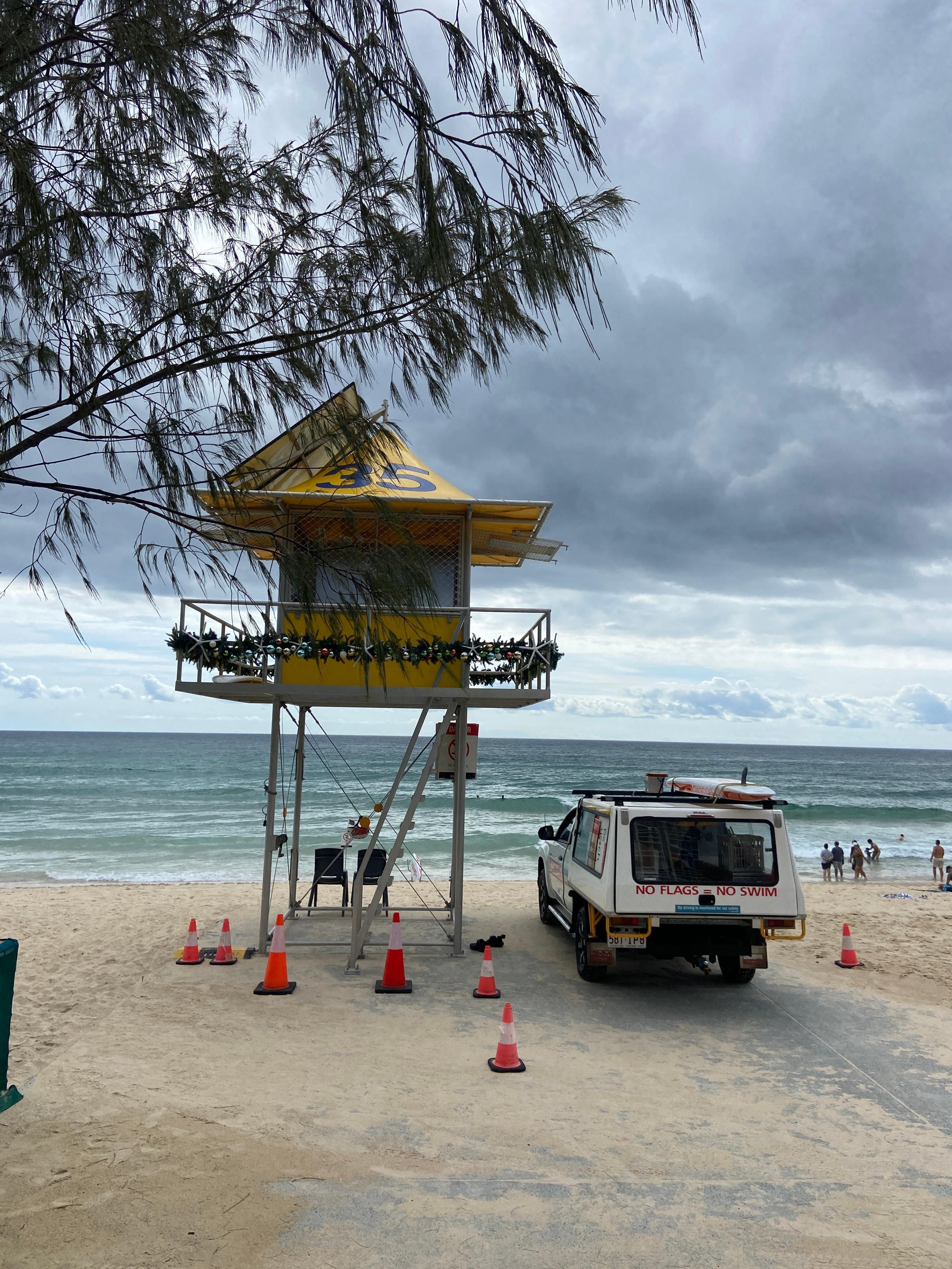 Nearest Surf Life Saving station across the road
