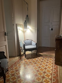 Outside the room
